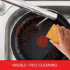 Tefal Essential Non-Stick 5-Piece Pan Set, Glass Lids, Black