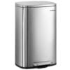 SONGMICS Kitchen Bin 13 Gallon (50 L) Silver