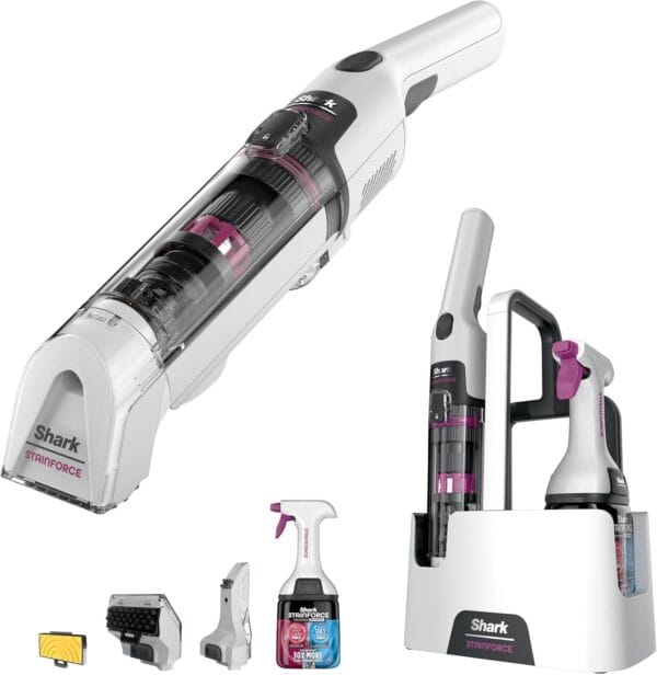 Shark StainForce Cordless Spot Cleaner, Lightweight & Portable HX100UKT
