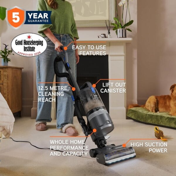 Vax LiftOut Pet Corded Upright Vacuum Cleaner, CDUP-LOXP